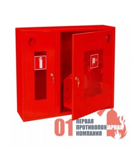 Шкаф пожарный ШПК-315 НО (К/Б)  840х650х230  (1 рукав, 1 огнет.)