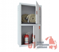 Шкаф пожарный ШПК-321 ВЗ (К/Б)  1300х570х230 (2 рукава, 2 огнет.)